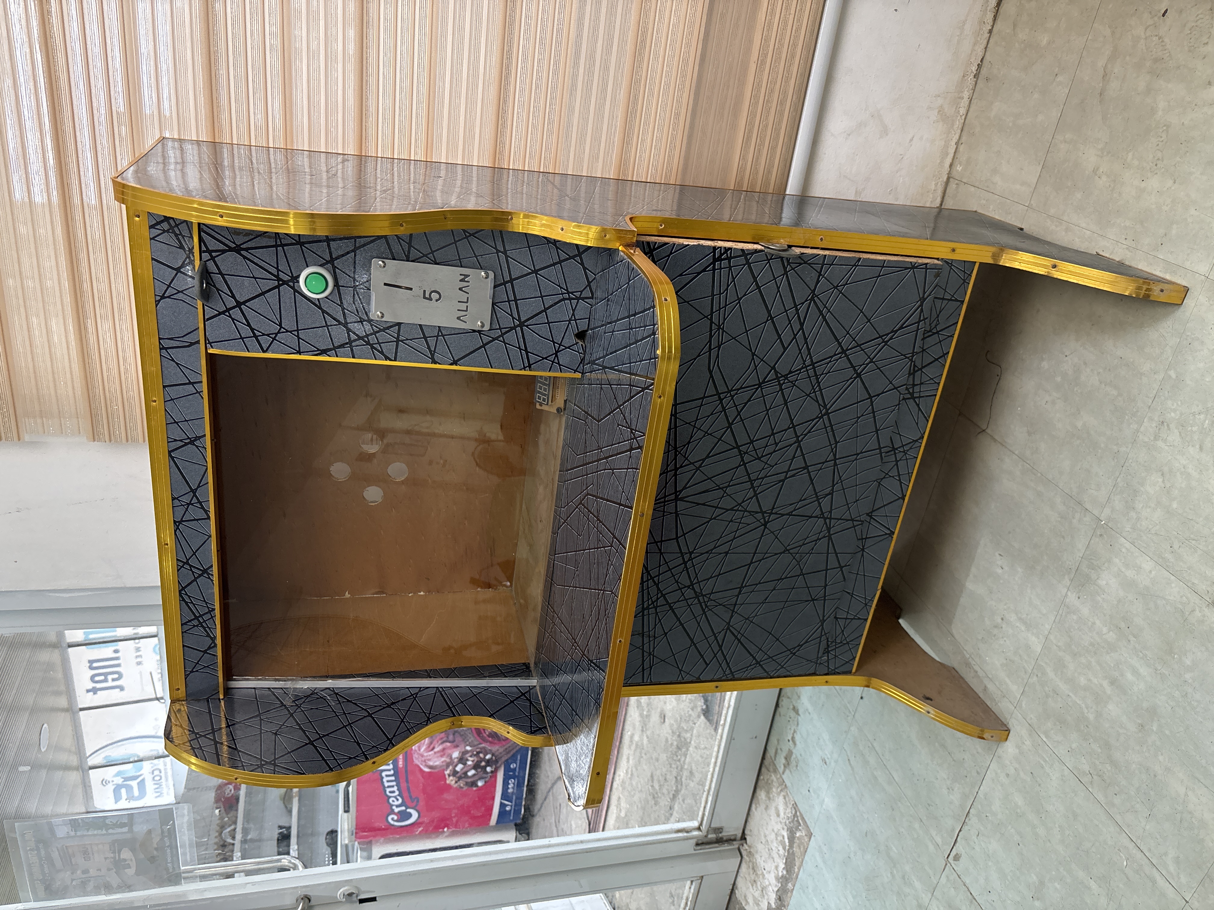 Pisonet case with P5 coin acceptor